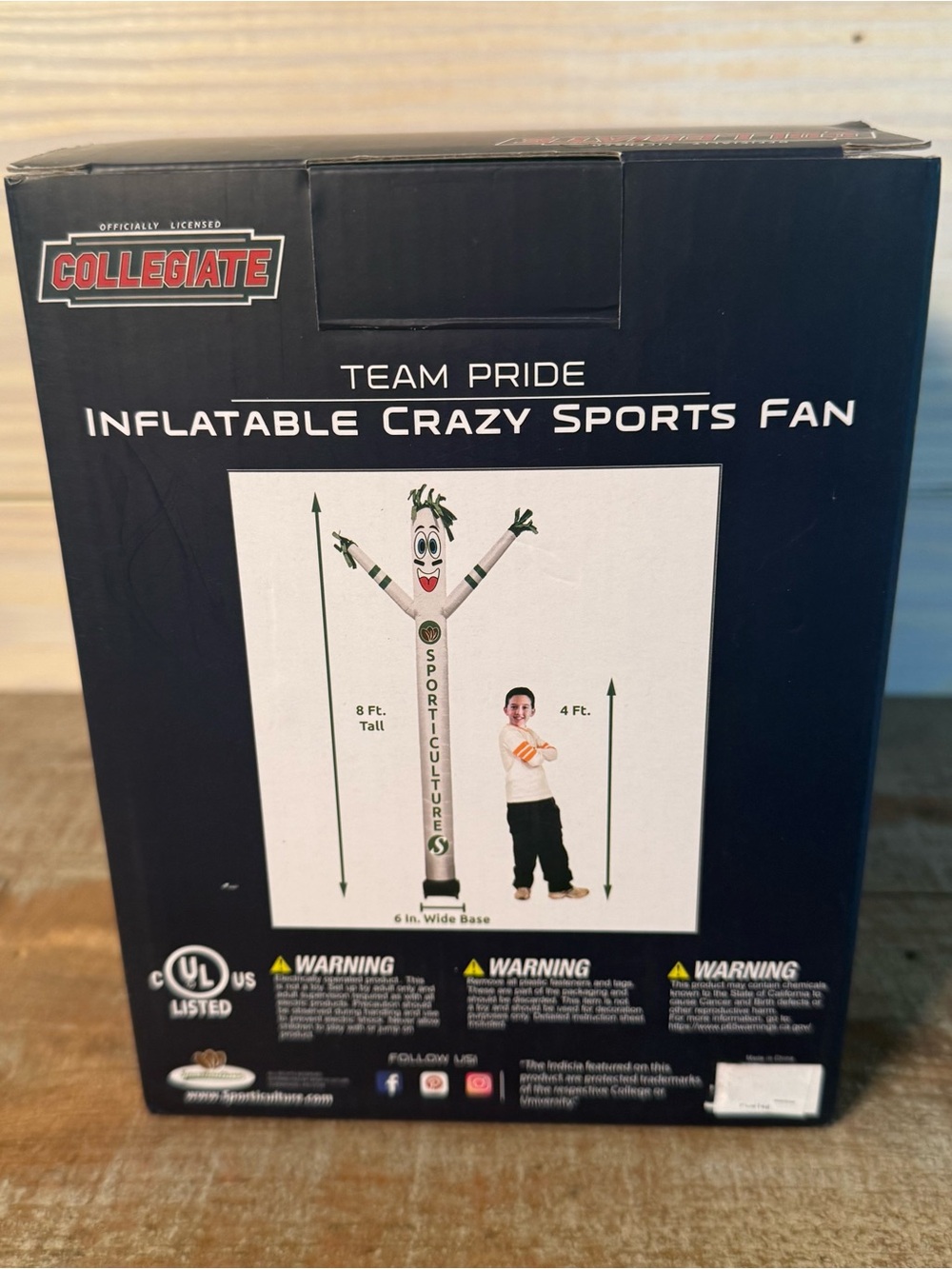 LSU Tigers Inflatable Crazy Sports Fan Tube Man Inflatable LED light - Picture 9 of 11